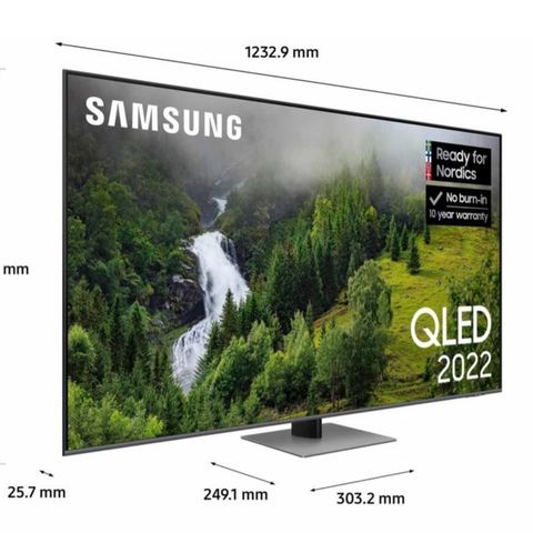 Samsung 55" Q77B 4K QLED TV (2022) TV - 4999 NOK