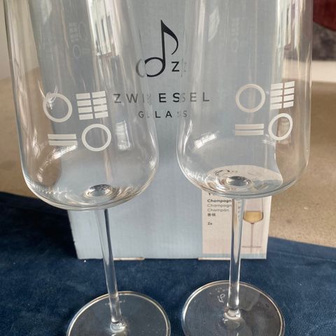Zwiesel Vervino champagneglass- pris for to