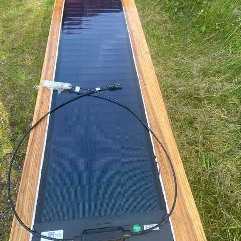 100w solcellepanel