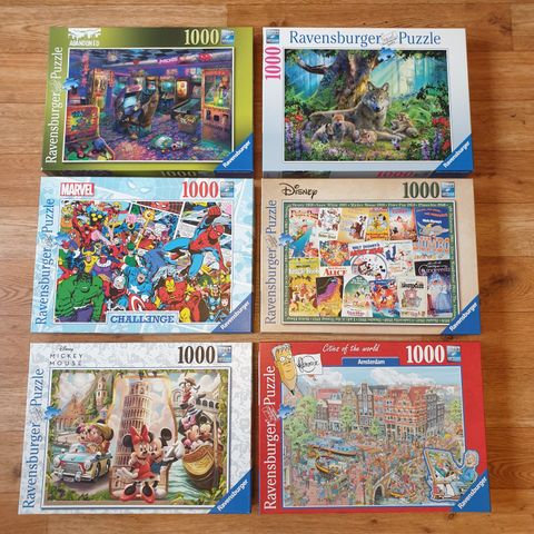 Ravensburger puslespill 1000