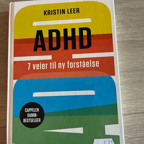 ADHD - 7 veier til ny forståelse (bok) - Kristin Leer