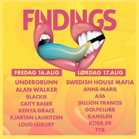 Findings festival helgepass 18+