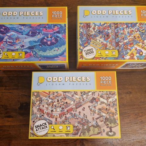 Not your ordinary puzzles. All 3 for 600