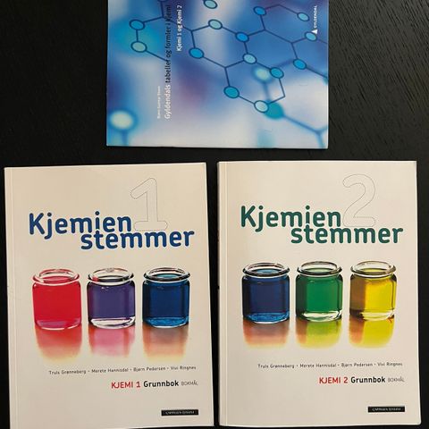 Kjemien stemmer 1 & 2 + formelsamling