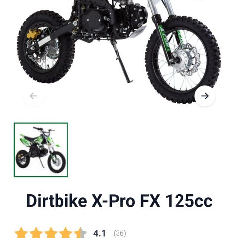 Dirtbike 125 cc