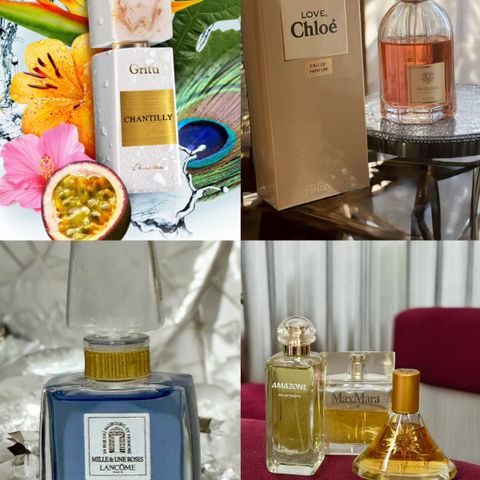 Mange parfymer til salgs Niche  og designers
