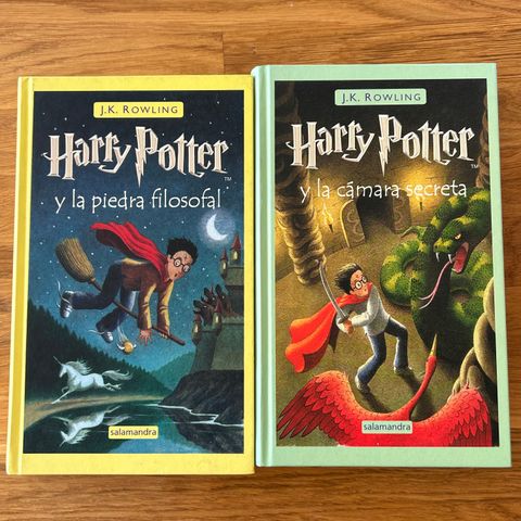 Harry Potter 1 & 2 på spansk