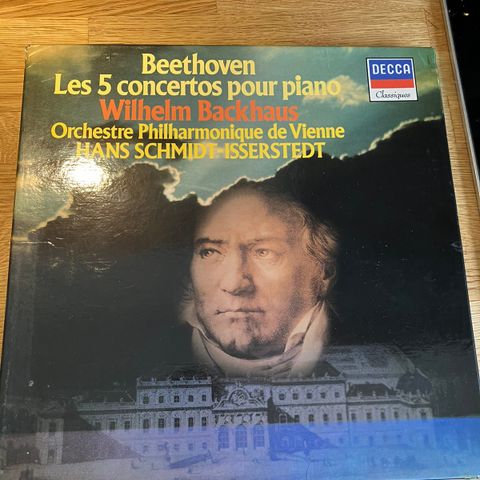 Beethoven pianokonserter 1-5 selges.