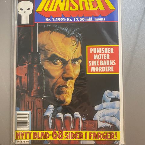 Punisher norsk komplett 28 blader