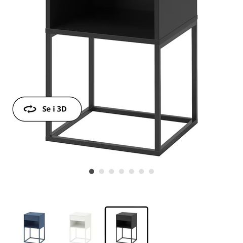 Vikhammer nattbord fra IKEA