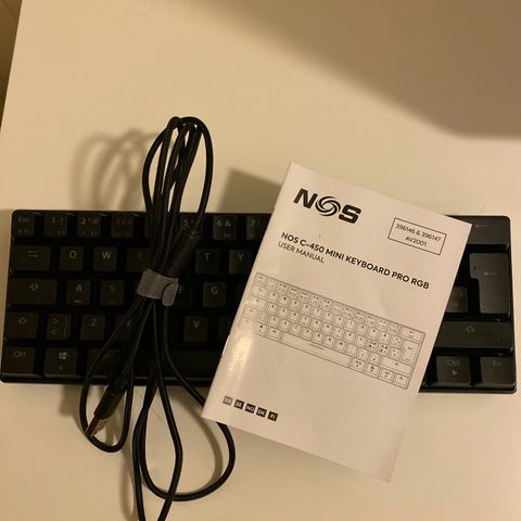 Gamingtastatur , NOS C-450 Mini PRO RGB (sort)