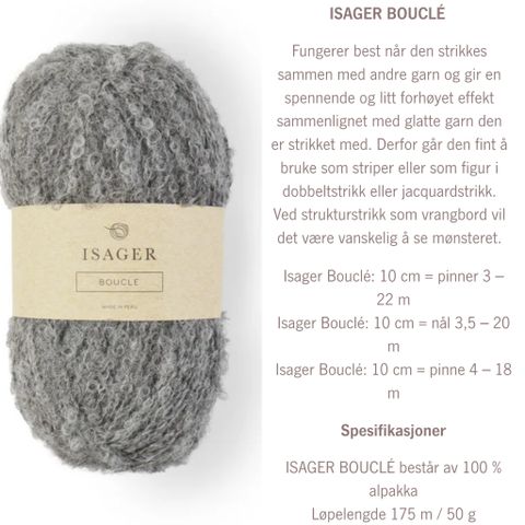 Isager boucle