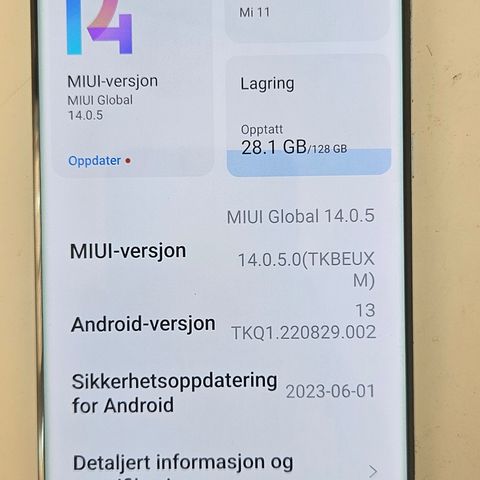 XIAOMI MI 11