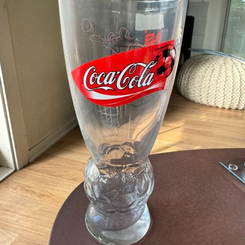 Coca cola fotballglass.