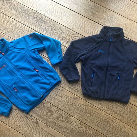 To knapt brukte Bergans fleece- jakker str 110