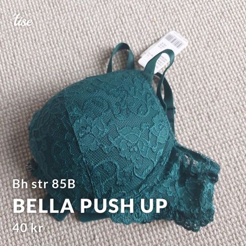 Ubrukt Bella push up bh fra Cubus str 85B