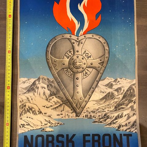 NS Plakat - Norsk front!