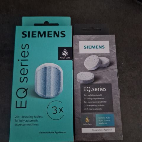 Rensetabletter til Siemens kaffemaskin