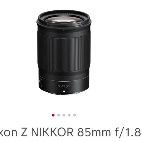 Nikon Z 85mm f1.8 ønskes kjøpt