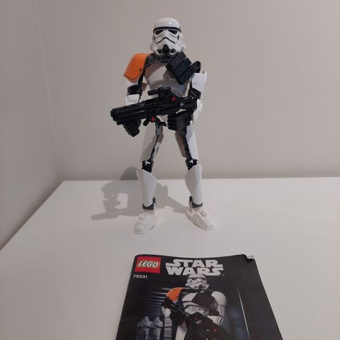 Lego star wars stormtrooper Commander buildable figure 75531