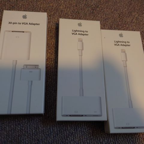 Apple lightning - vga/30pin-vga