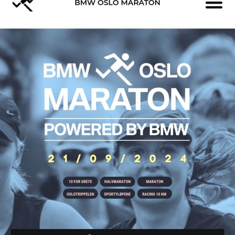 Oslo Halvmaraton startnummer