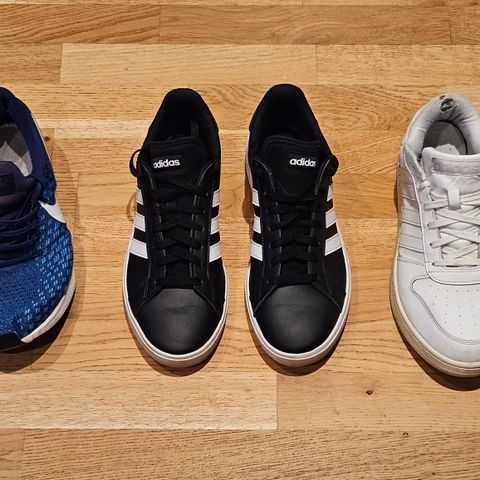 Adidas sneakers og Nike joggesko - førstemann til mølla!