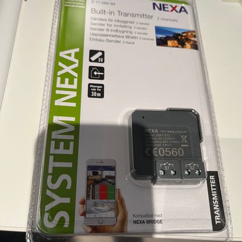 Nexa Built-in Transmitter