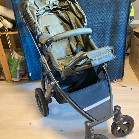 Britax smile vogn, bærebag, sittedel, bilstol, isofix base