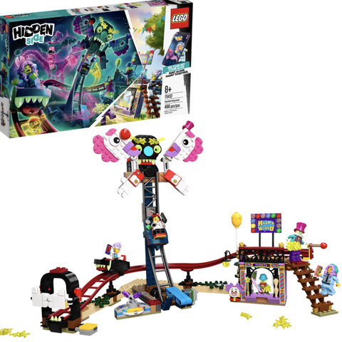 MASSE LEGO Hidden side skal bort! Fairground, Shack Attack, Bus, Truck, Plane mm