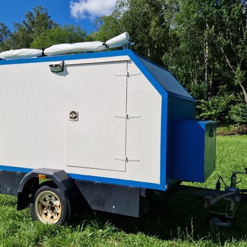 Cargo and camping trailer.
