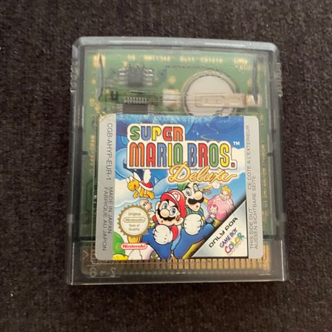 Super Mario deluxe. Gameboy color