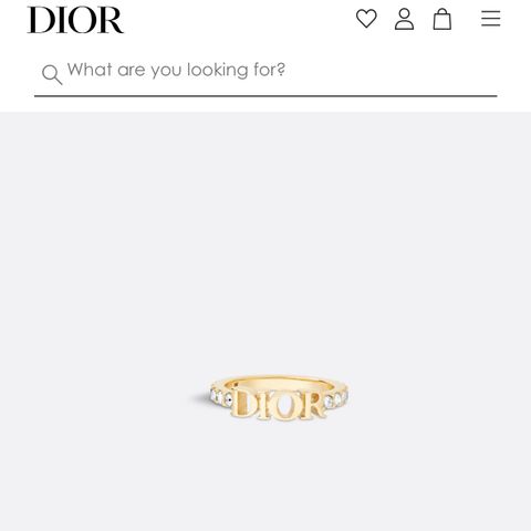 Dior ring (M)