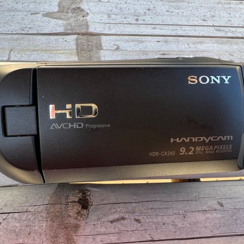 Som nytt Sony videokamera, enkelt å bruke