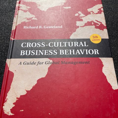 Cross-cultural business behaviour