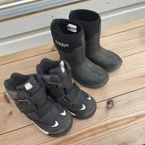 Viking Goretex vinterstøvler og Dock boots str 24