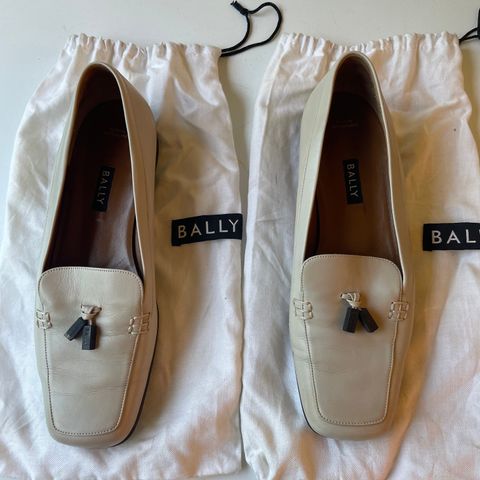 Bally mokasiner/loafer - str. 38