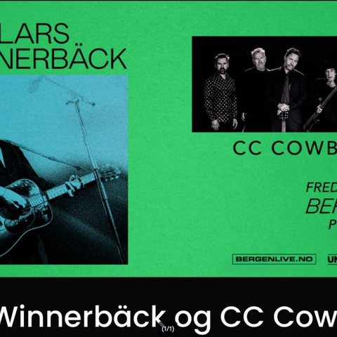 Lars Winnerbäck + CC Cowboys Bergen 9. august