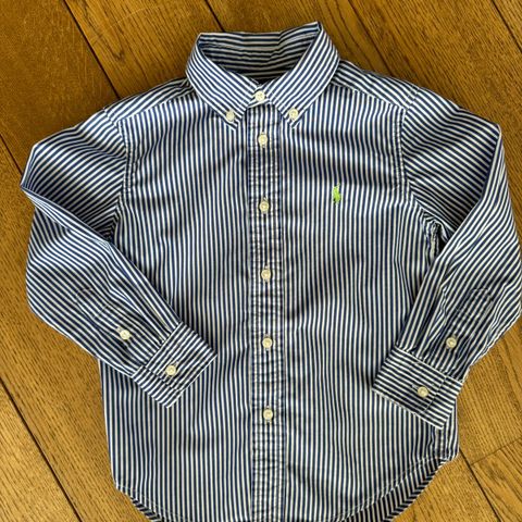 Polo Ralph Lauren Slim Fit Striped Oxford Shirt str 4 år/ 4T