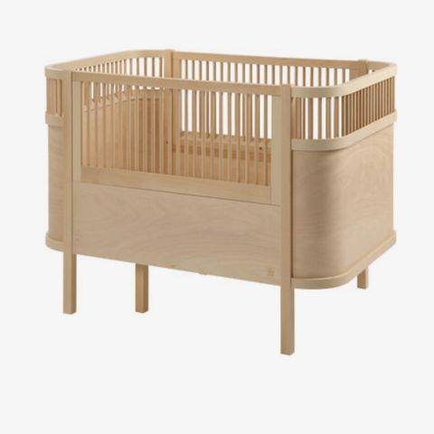 Sebra seng Baby og Junior inkl. madrass // Wooden edition