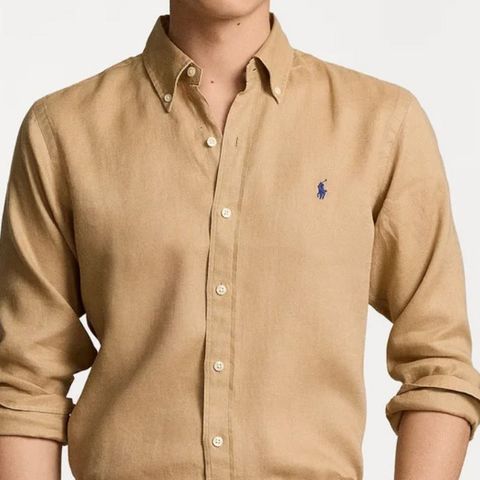 Ubrukt Polo Ralph Lauren linskjorte selges kr.700,-.