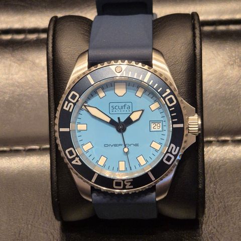 Scurfa diver one stainless steel T dial.