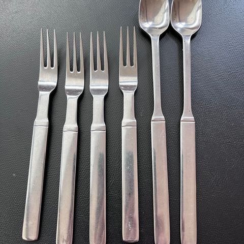 Vintage bestikk IKEA Accenten - lange skjeer og små gafler