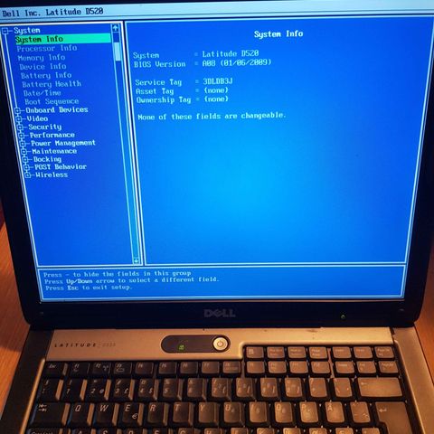 Gammel Dell D520 (oppgradert)