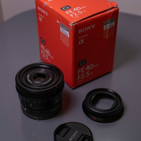 Sony FE 40mm f2.5 G