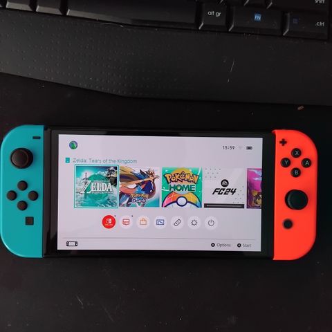 Nintendo Switch Oled selges perfekte stand.