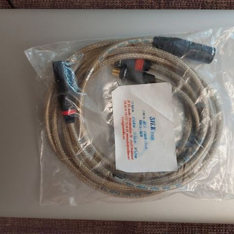 Silk mk.II RCA til XLR kabel 1,5m