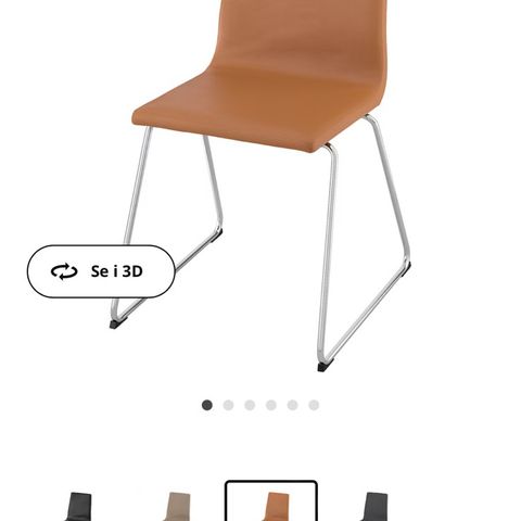 2stk spisestoler fra IKEA