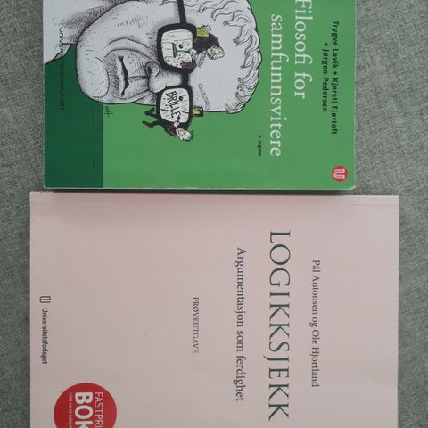 EXPHIL pensumlitteratur: Logikksjekk & Filosofi for samfunnsvitere