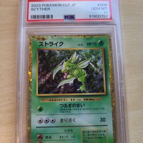 Pokemon Scyther Classic Collection PSA 10